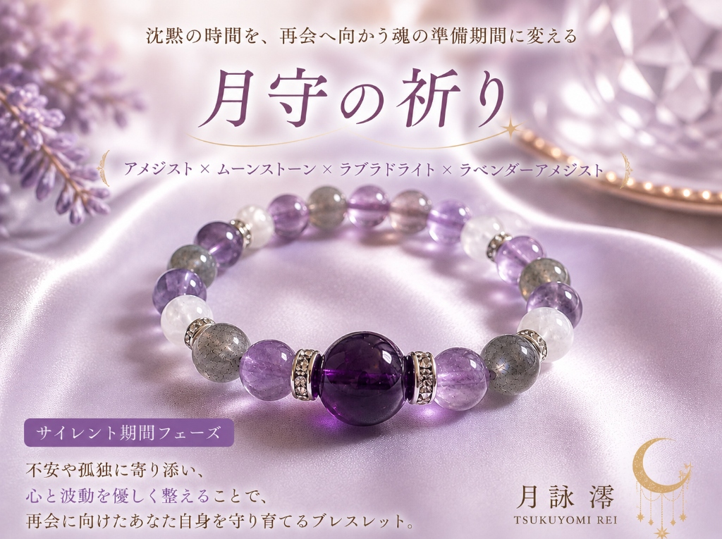 月守の祈り - サイレント期間フェーズ向けパワーストーンブレスレット